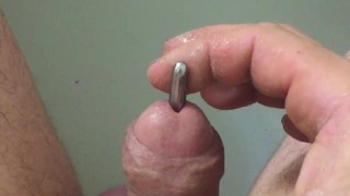 Urethral sound relaxed play and cock fucking