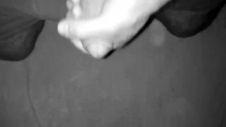 Black and white wanking