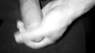 Black and white wanking
