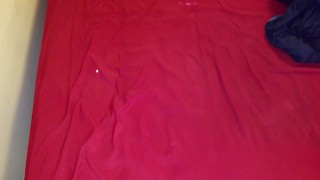 Giving myself a mouthful of cum