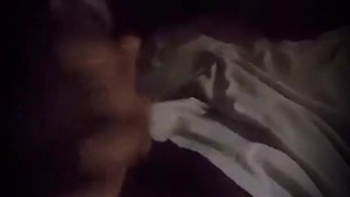 Caught jerking off by brother girlfriend (full video)