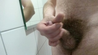 Cum at work