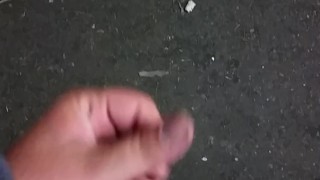 Cumming in public almost got caught