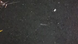 Cumming in public almost got caught