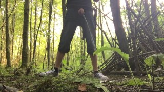 look daddy I am pissing without hands