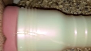 Pornstar2016. Solo POV Fleshlight fuck and triple cum shot.