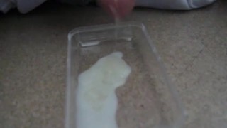 Mega load of sticky sperm