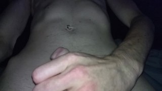 Hot muscle twink rubbing cock early in the morning big dick