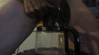 Peeing in a Coffee Carafe!