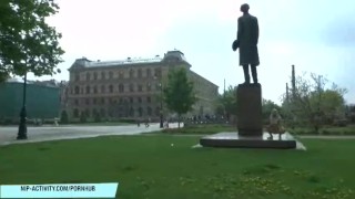 Blonde vanessa naked on public streets