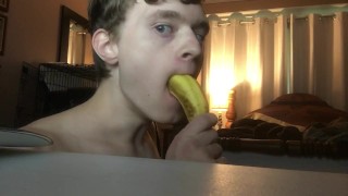 Deep Throating Banana