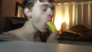 Deep Throating Banana