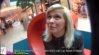 MallCuties Brunette fucked on railway track