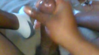 Almost caught stroking my dick