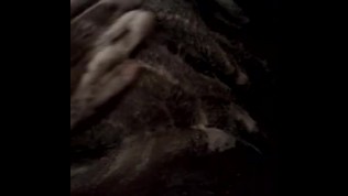 Washing my fat black pussy