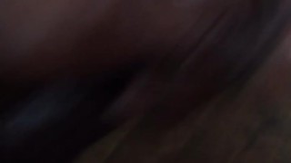 Stroking my dick for her
