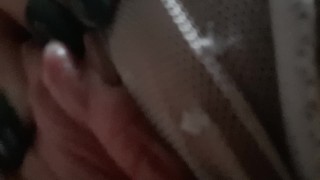 Clit contractions up close