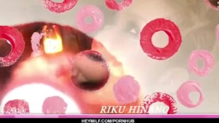 Sexy milf, Riku Hinano, blows and fucks in extreme ways