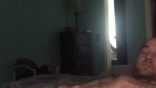 Oiled chest and dick rub