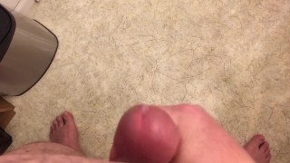 Teasing The Pre-Cum Out Of My Own Cock