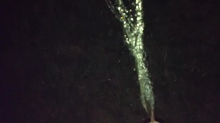 Pissing Outside in Darkness