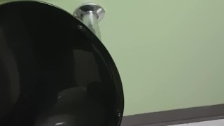 Gagging on dirty pee water
