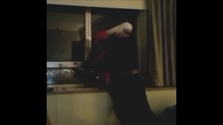 skeleton faced frogman humps spiderman