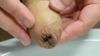 Sensual erotic ultra slow cock head and foreskin massage until I cum