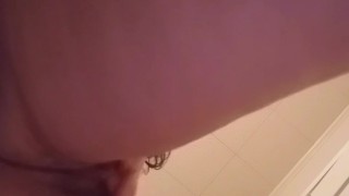 Bbw solo masterbate bathroom