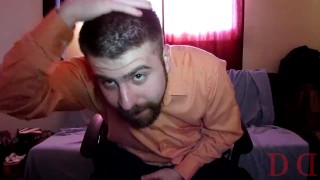 Thedudewhosadude puts snot, spit, and cum in his hair