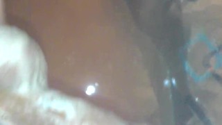 i love to clean my dick on shower