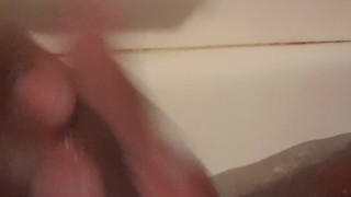 Bathtub cumshot