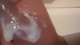 Bathtub cumshot