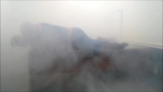 spiderman humps robber he finds in an office