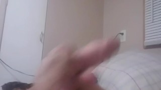 Long cock self stroke tease