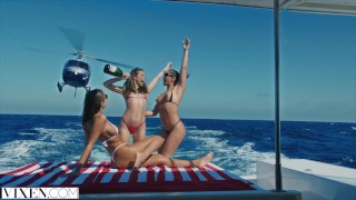 VIXEN Riley Reid, August Ames and Abella Danger's Day Out