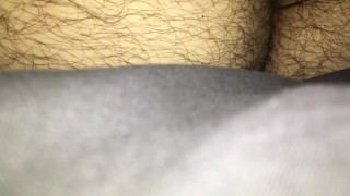 Tight ass pounding by first dildo