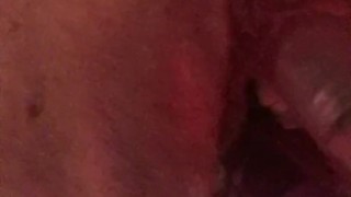 Tight little pussy gets fucked with toy