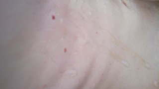 Perfect day for an outdoor jerk off with a lot of cum