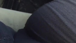Cumming in my car after work