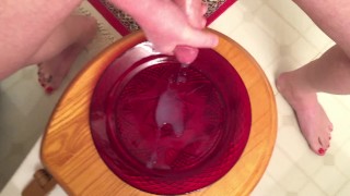 Huge Cum Shot on Plate