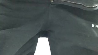 PISSING with COCK PLUG