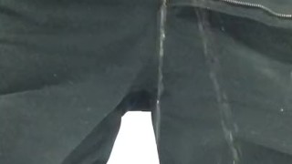 PISSING with COCK PLUG