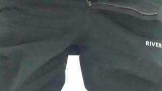 PISSING with COCK PLUG