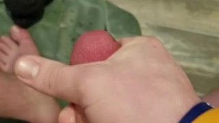 Pre-shower fun time