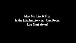 Milf Julia Ann Makes Slave Cum on Her Stockings from FootJob!