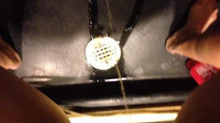 Pissin' on a mirror