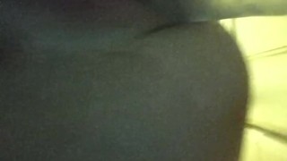 Super close up big blue ride