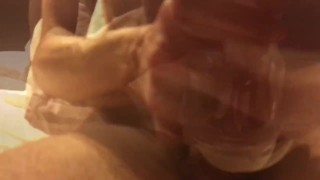  jock twink making good use of flashlight fleshjack fuck