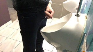 Imagine that you're a fly spying on me taking a piss